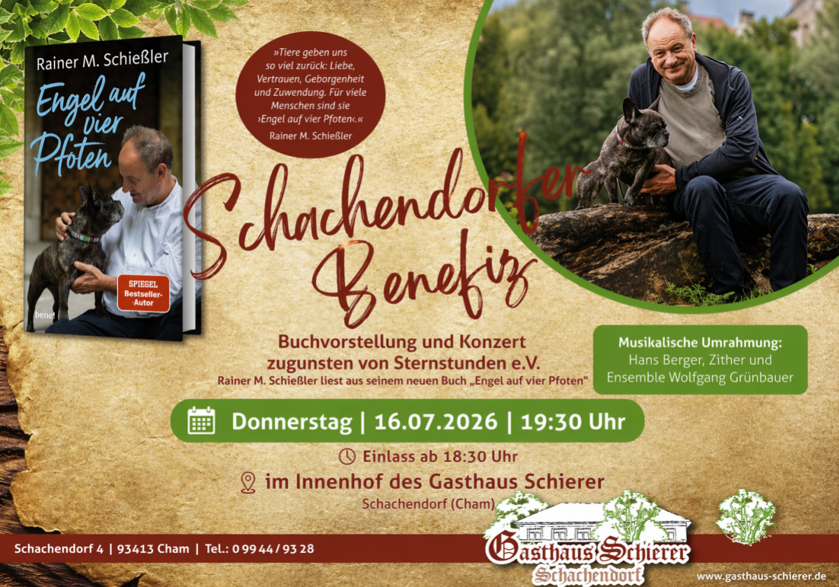 Benefizabend mit Pfarrer Rainer Maria Schießler in Cham