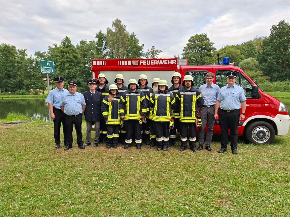 Feuerwehr Kaimling besteht Leistungsprüfung mit Bravour