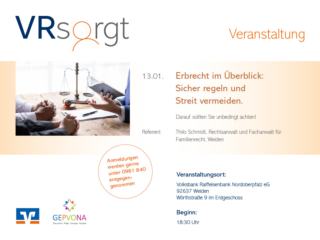 Erbrecht im Überblick: Sicher regeln und Streit vermeiden.