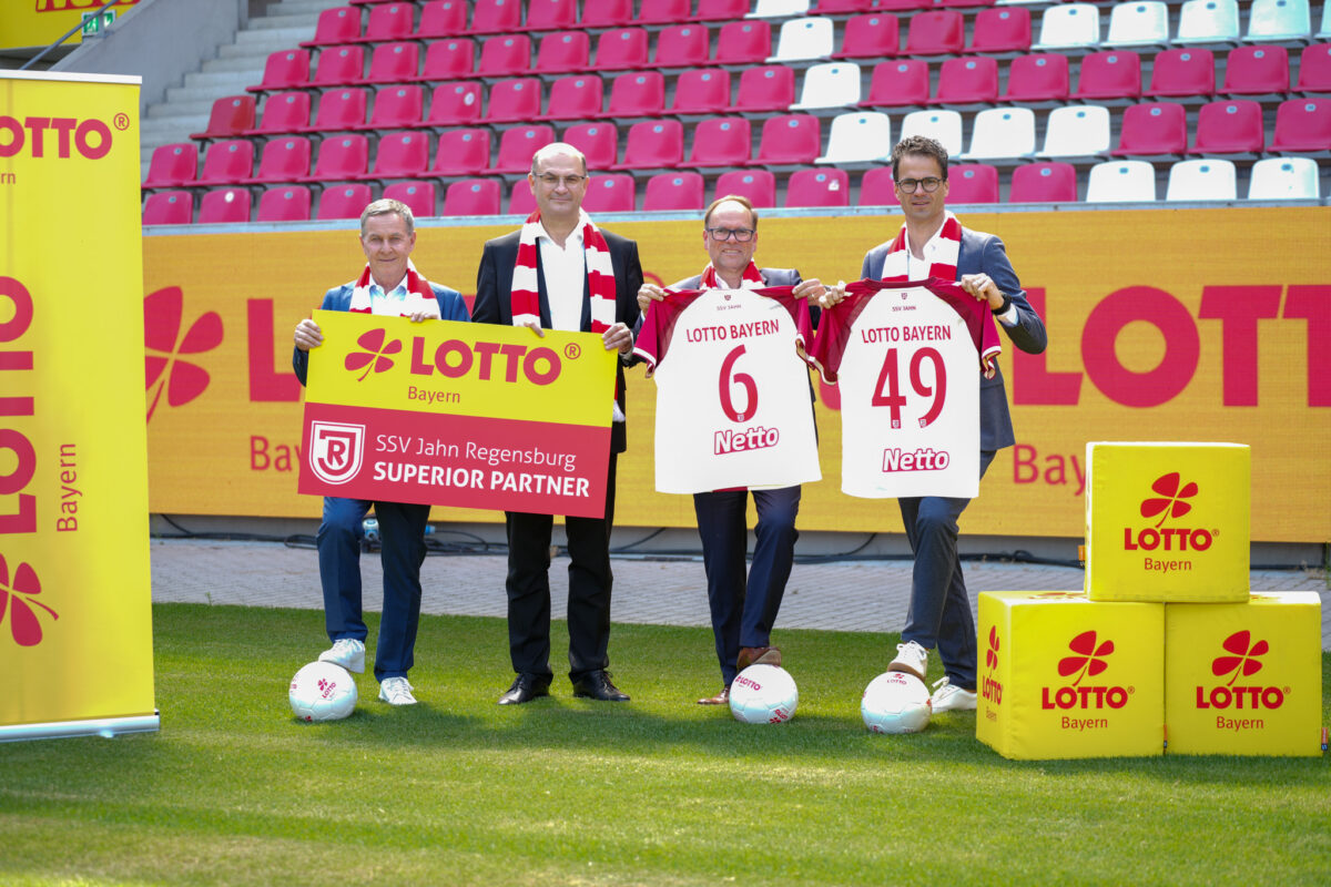 Jahn und LOTTO Bayern verlängern Partnerschaft in Regensburg bis 2028