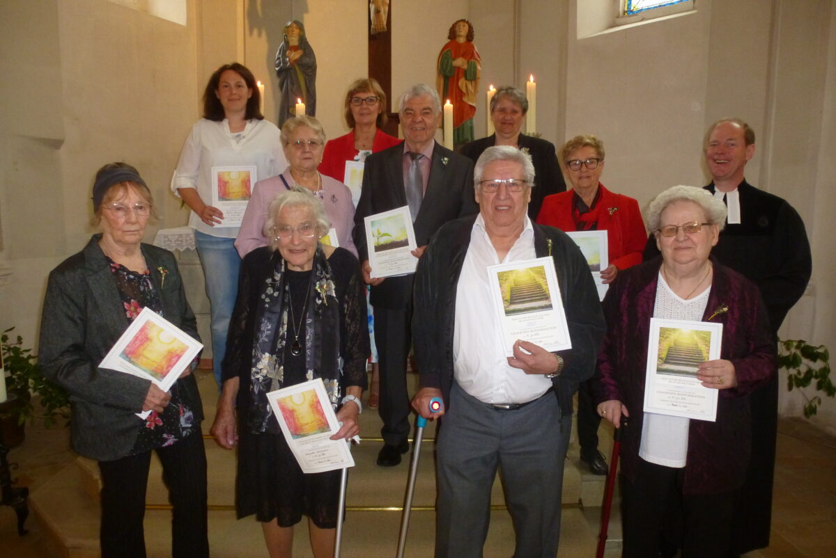 In Kaltenbrunn an die Konfirmation erinnert