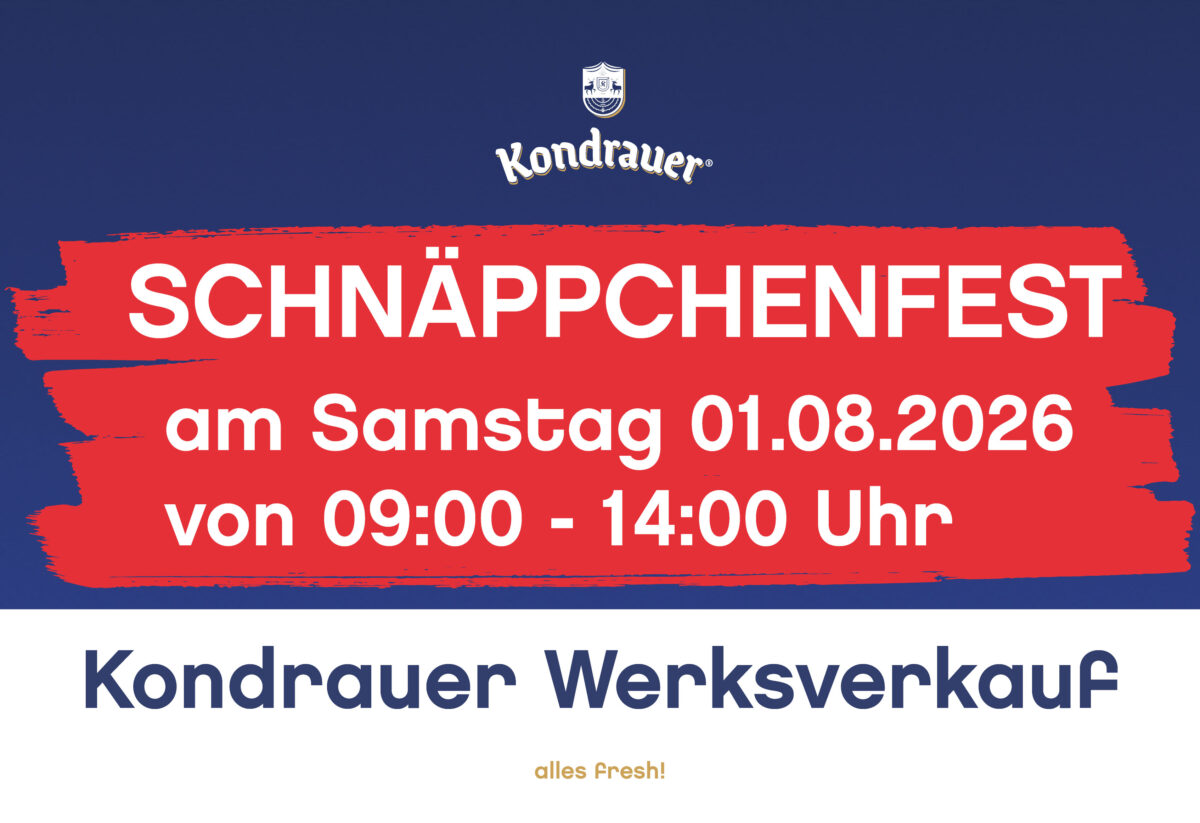 Kondrauer Schnäppchenfest