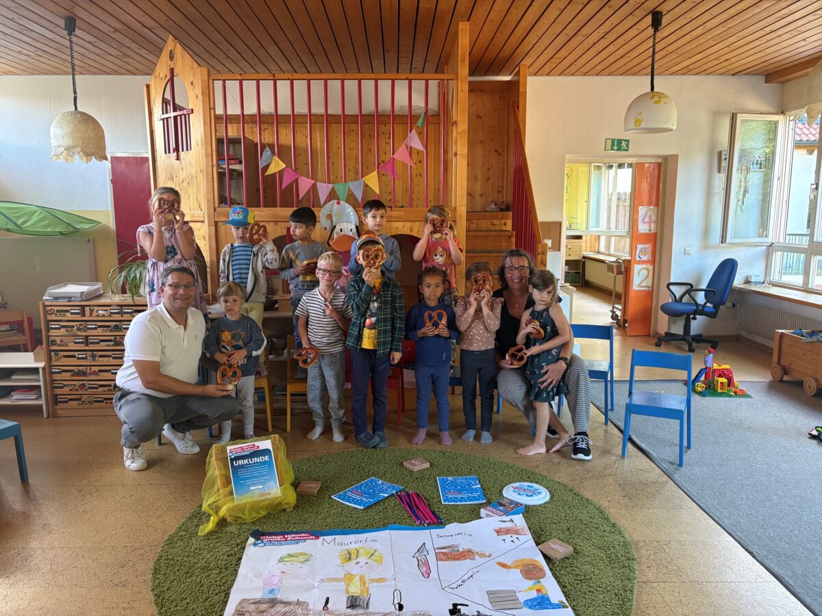 Kita-Kinder entdecken Handwerk in Weiden