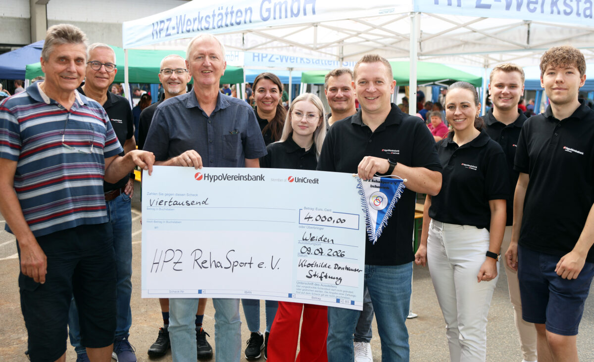 Klothilde Donhauser-Stiftung spendet 4000 € für Boccia in Irchenrieth
