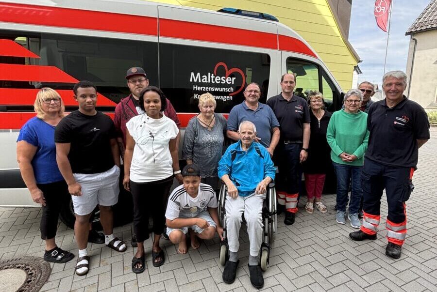 Malteser erfüllen Herzenswunsch von Neustadt nach Friedenfels