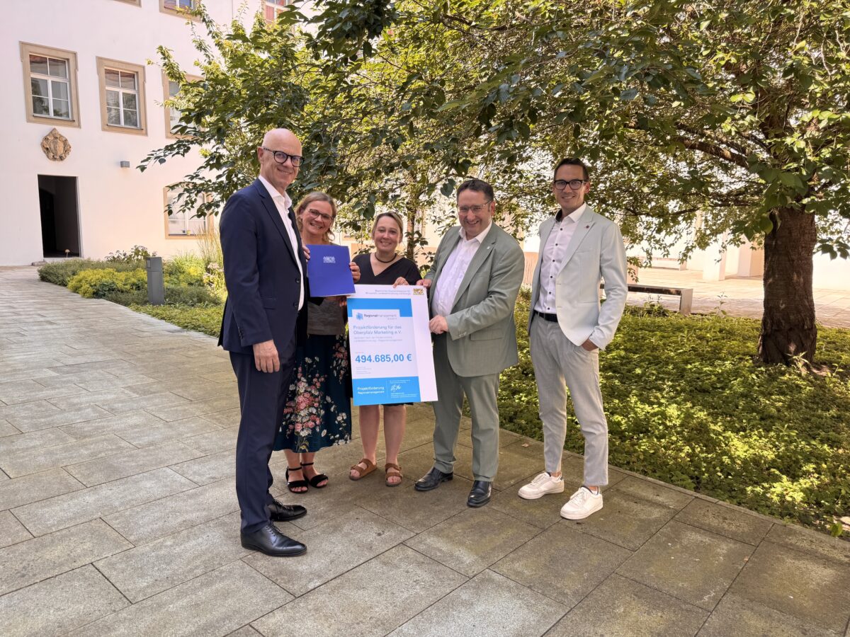 Oberpfalz Marketing erhält Förderung über rund 495.000 Euro in Regensburg