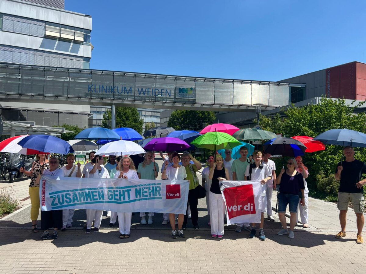 Protest in Regensburg und Weiden gegen Kürzungen im Gesundheitswesen