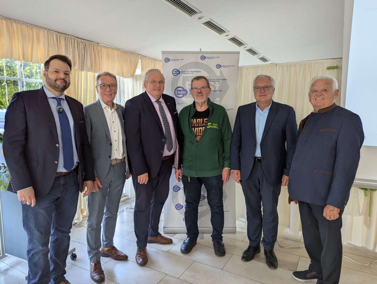 Rente, Steuern und Neuwahlen beim Bund der Steuerzahler in Weiden