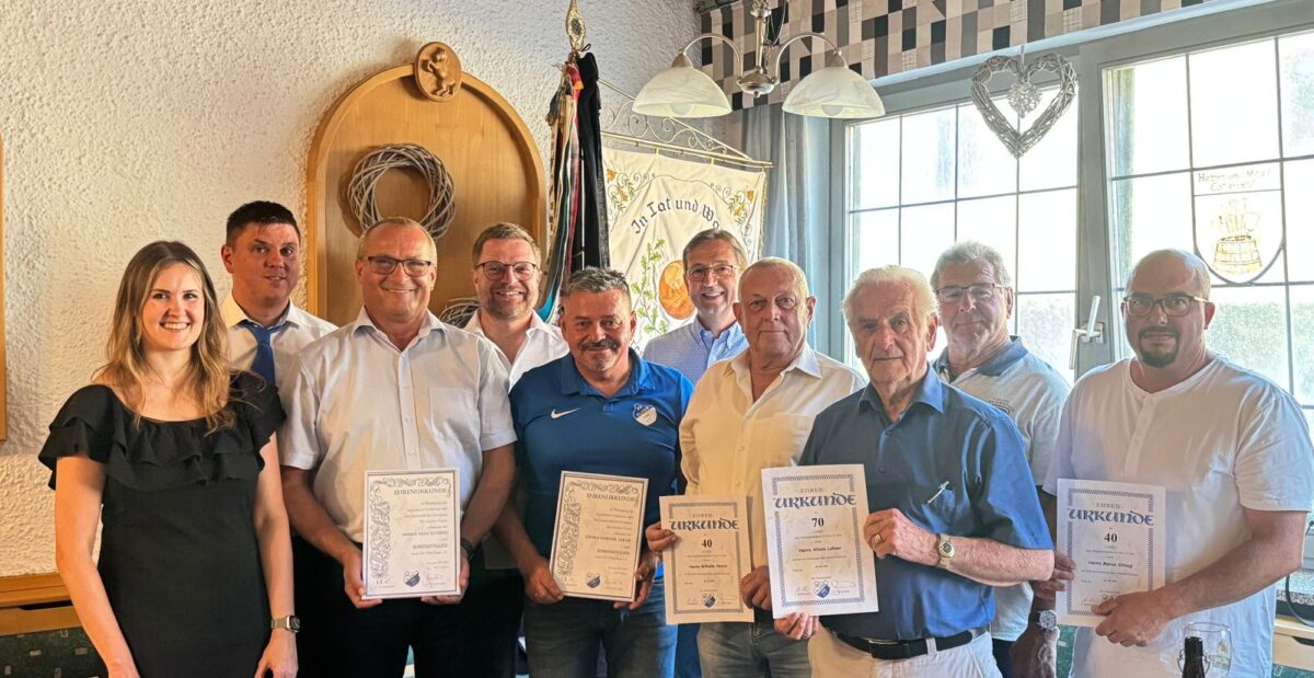 SV Floß feiert 80-jähriges Jubiläum mit Ehrenabend