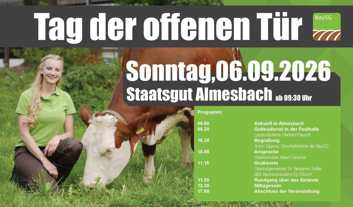 Tag der offenen Tür im Staatsgut Almesbach in Weiden
