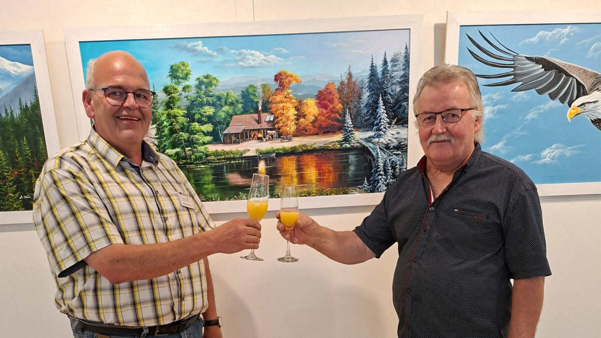Vernissage im Sibyllenbad mit Andras Olah in Bad Neualbenreuth