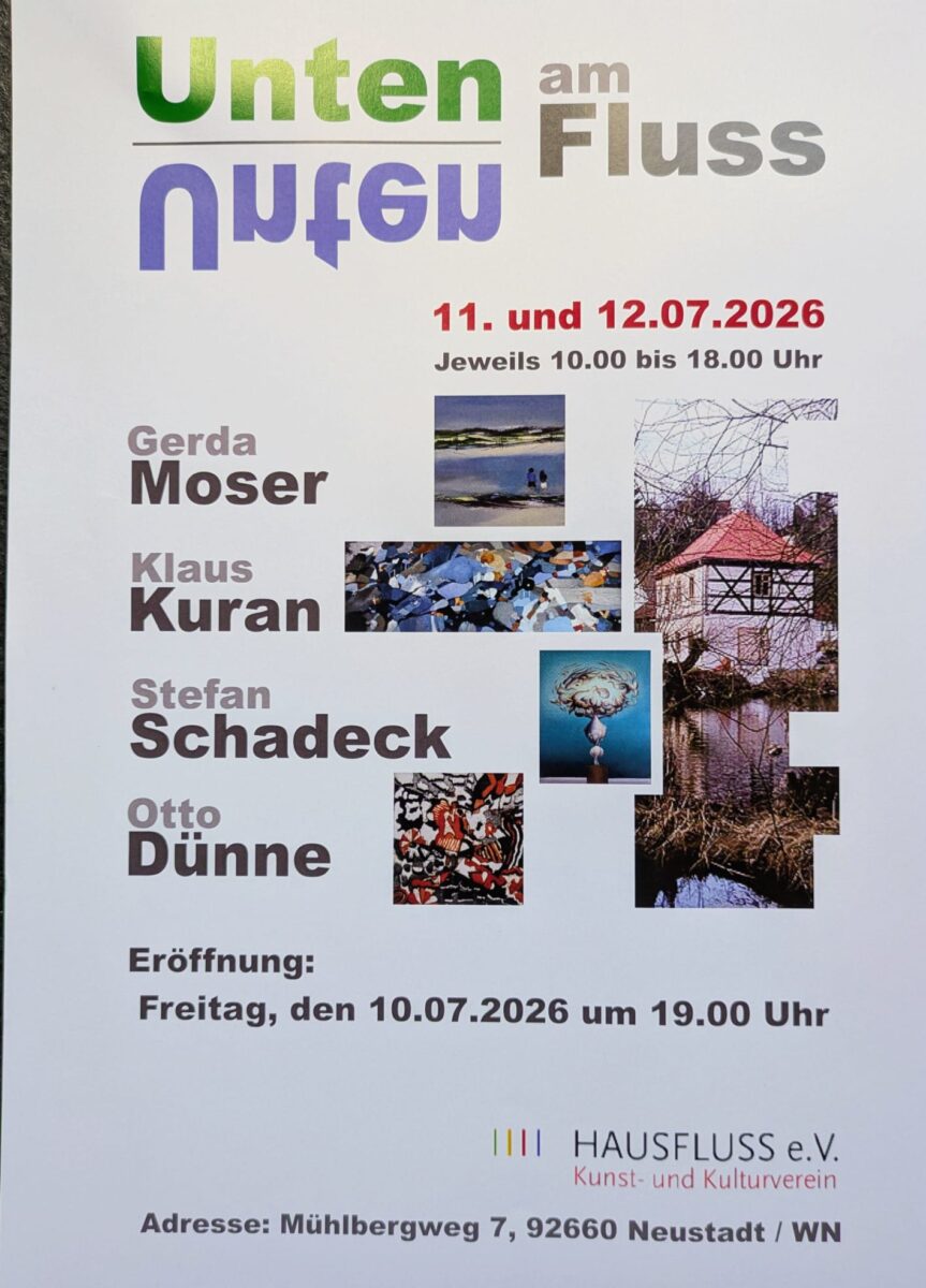 Einladung zu einer Ausstellungseröffnung