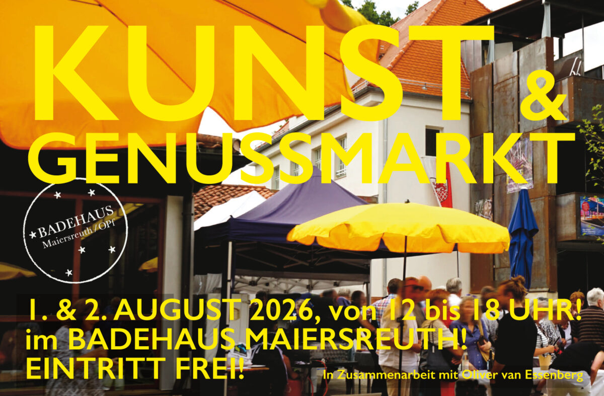 Kunst &amp; Genussmarkt im BADEHAUS MAIERSREUTH