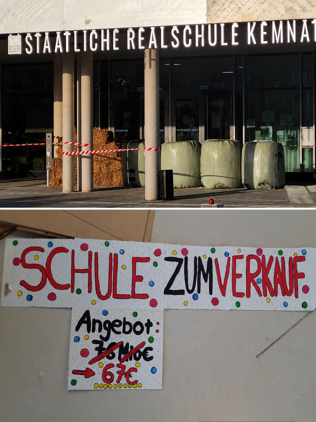 Kreativer Abschlussstreich begeistert Realschule in Kemnath
