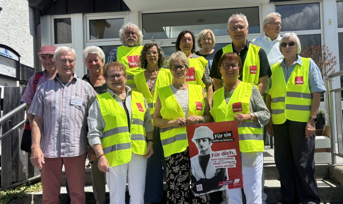 Verdi-Senioren Oberpfalz wählen neuen Vorstand und kritisieren Ungleichheit