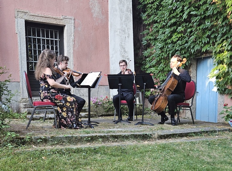 Ševčík Quartett begeistert bei den 39. Wurzer Sommerkonzerten