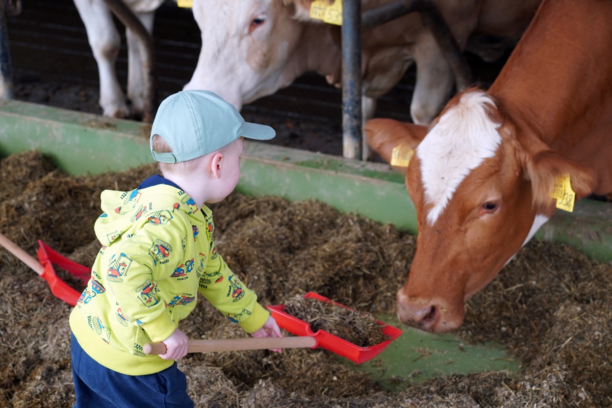 Kinderkrippe Eschenbach zu Gast auf dem Bauernhof
