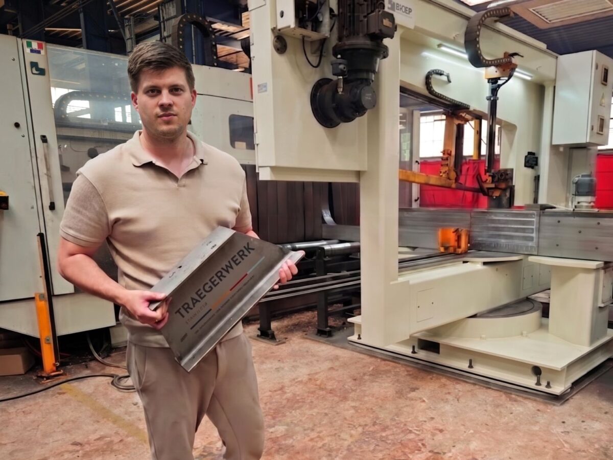Stahlträger auf Maß bestellen wie ein Paket: Traegerwerk Weiden verkürzt den Weg zum fertigen Bauteil