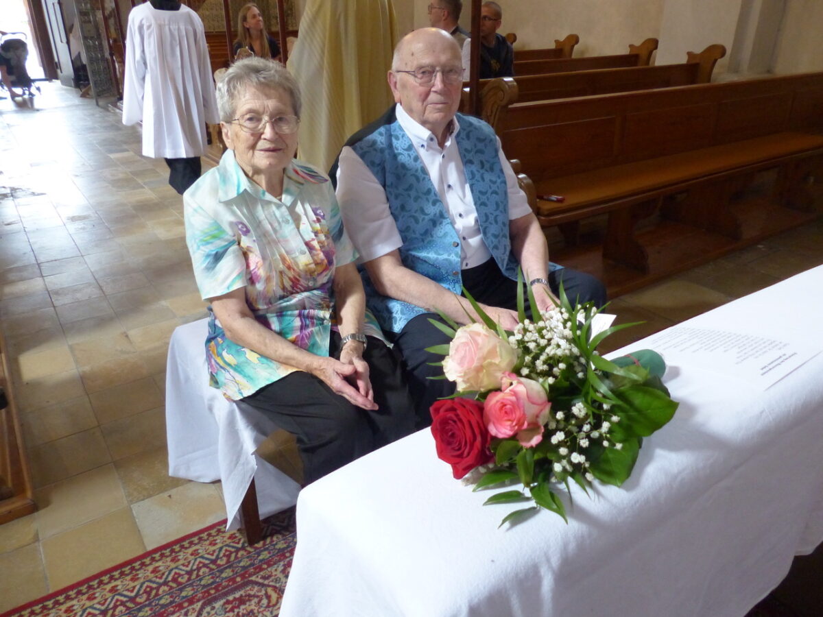 Anni und Herbert Braun feiern Eiserne Hochzeit in Weiden
