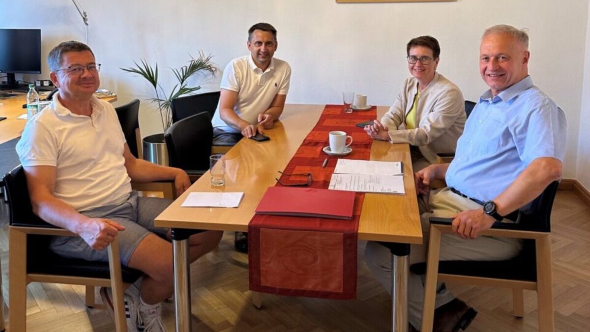 Antrittsbesuch von MdB Hierl bei Bürgermeister Grädler in Vilseck