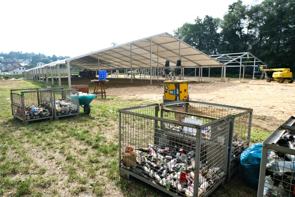 Aufräumen nach der Kirwa in Floß läuft weiter