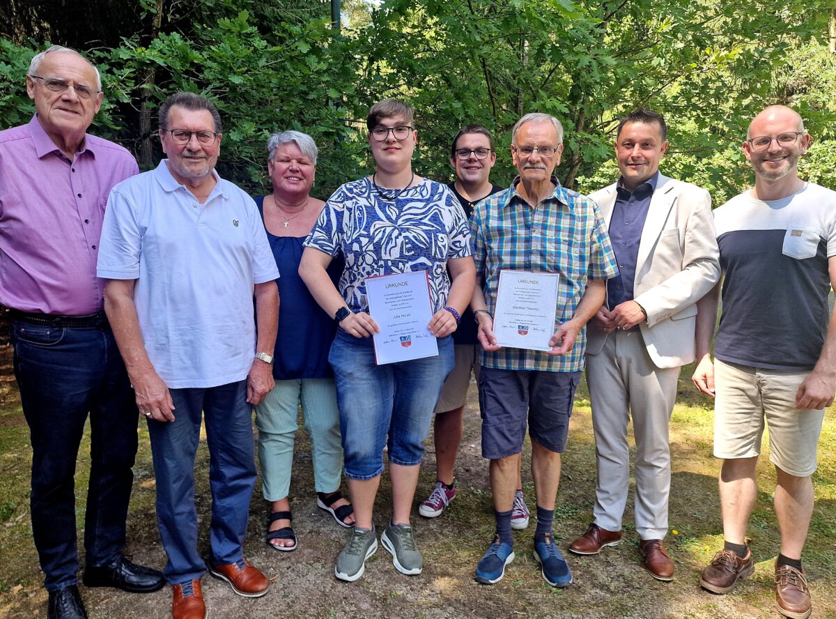 BVS Weiden feiert Sommerfest und ehrt Mitglieder