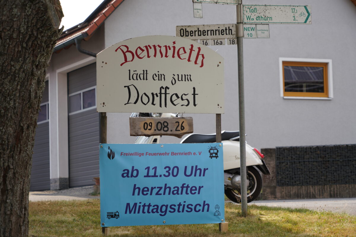 Dorffest in Bernrieth mit Dessert-Bar und Livemusik