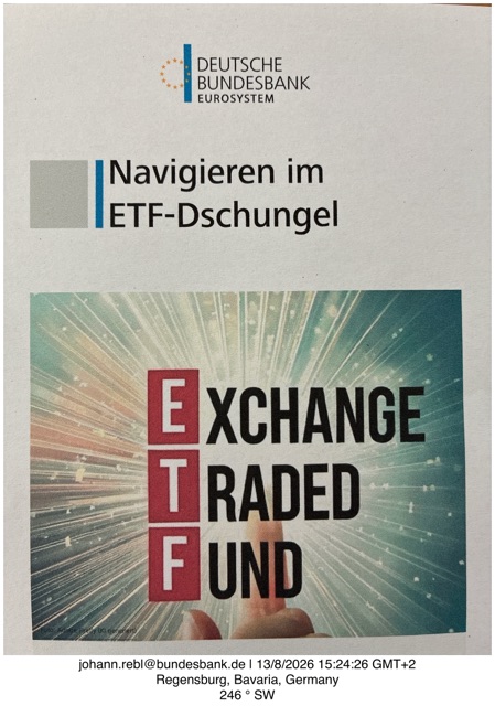 Forum Bundesbank - Navigieren im ETF-Dschungel