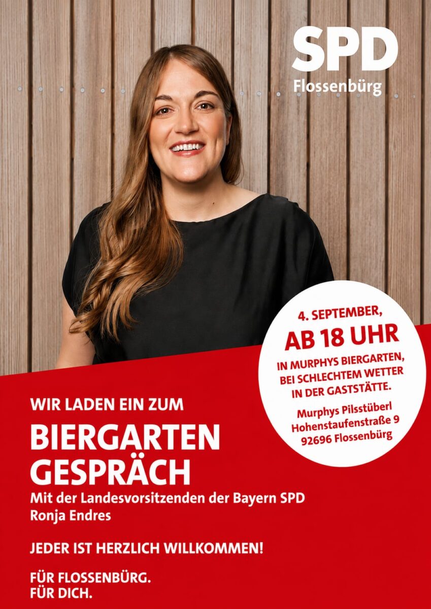 Kurz notiert: Flossenbürg - Biergartengespräch mit Ronja Endres