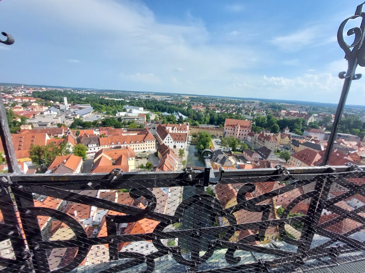 Turmführung Basilika St. Martin in Amberg. Blick nach unten. Bild 1. Foto und Copyright Heike Kober Stadt Amberg.jpg