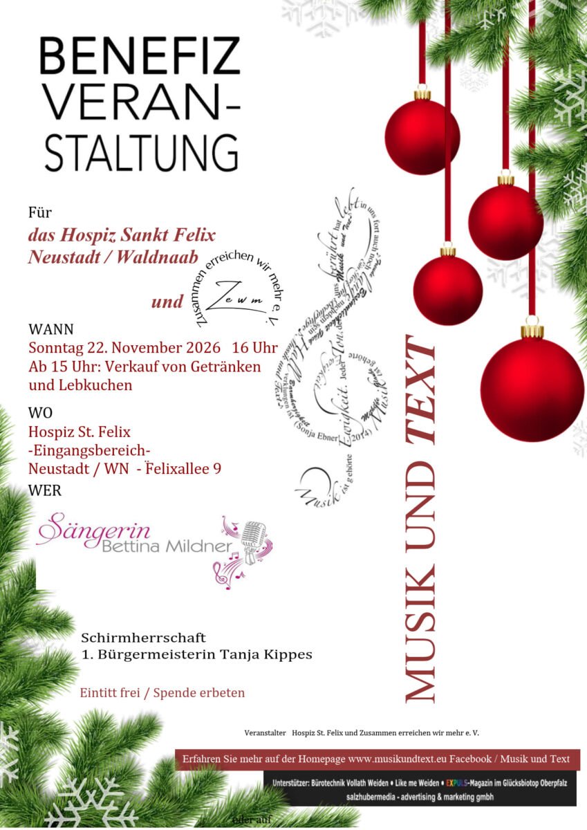 MUT Benefiz für das Hospiz St. Felix und Zusammen erreichen wir mehr e. V.