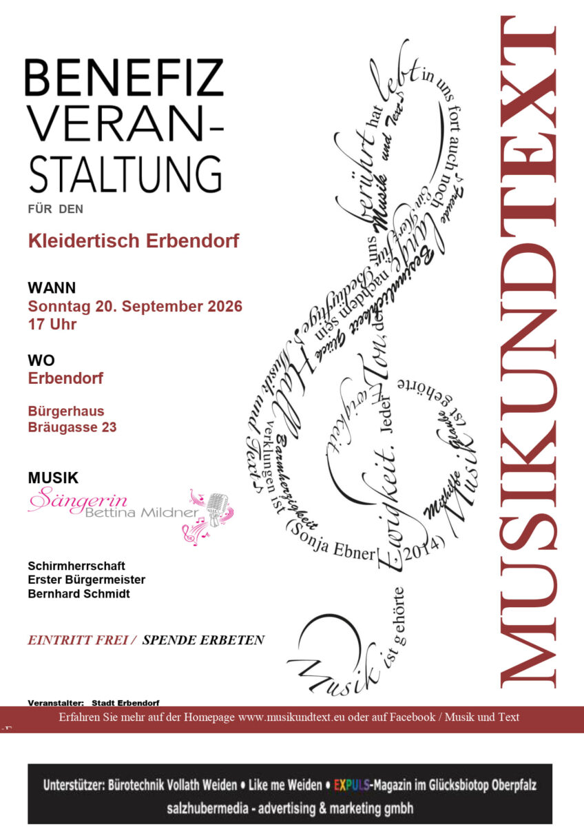 MUT - Benefiz für den Kleidertisch Erbendorf