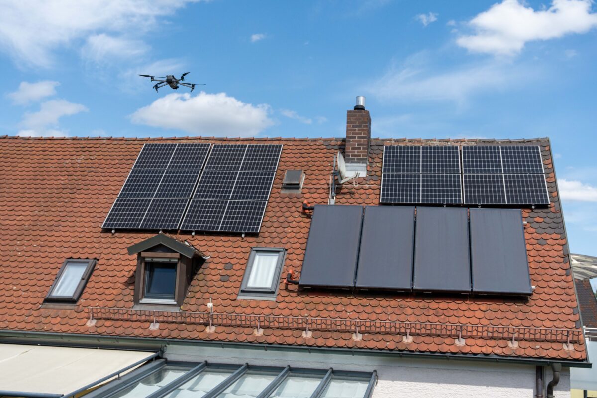 PV-Drohnencheck im Sanierungsgebiet Luitpoldhöhe in Amberg gestartet
