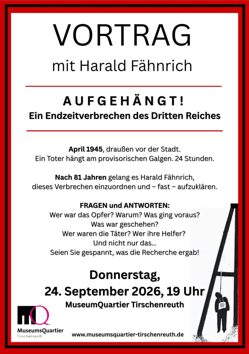 Aufgehängt! - Vortrag zur Aufklärung eines Kriegsverbrechens