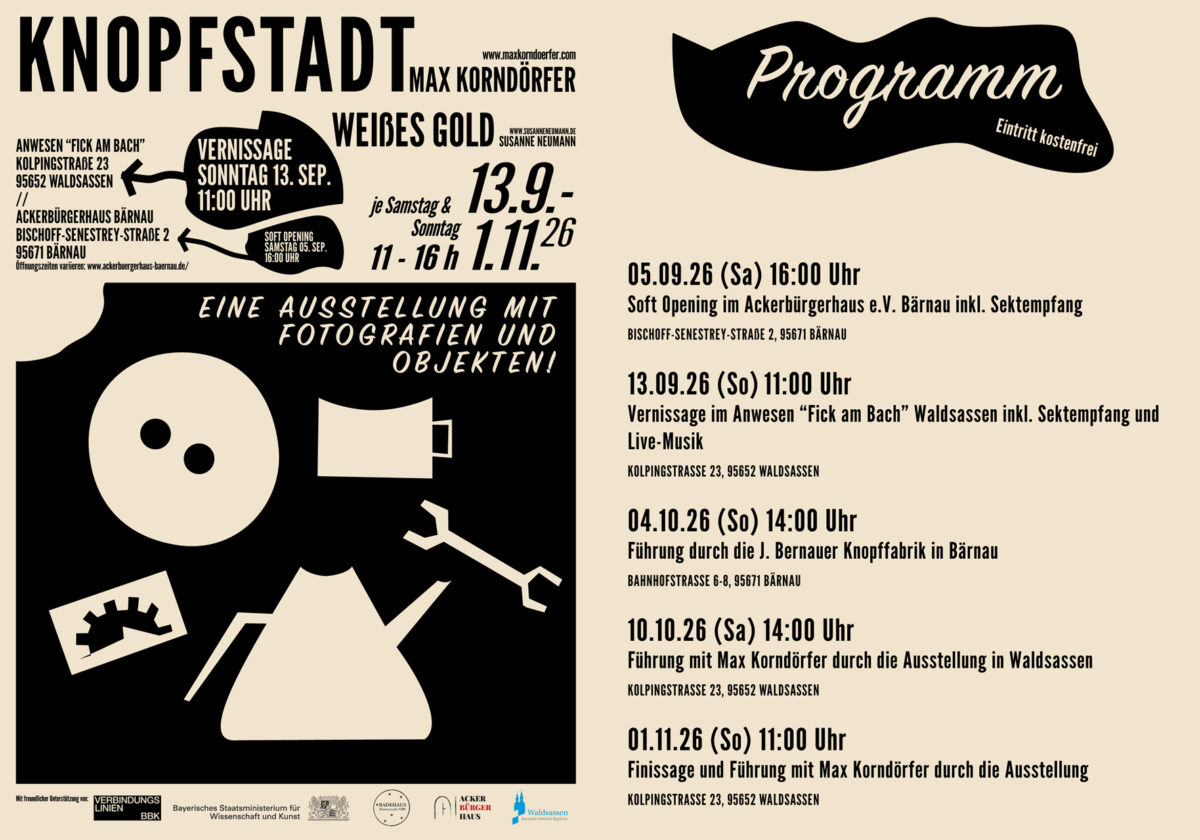 Ausstellung „Knopfstadt / Weißes Gold“