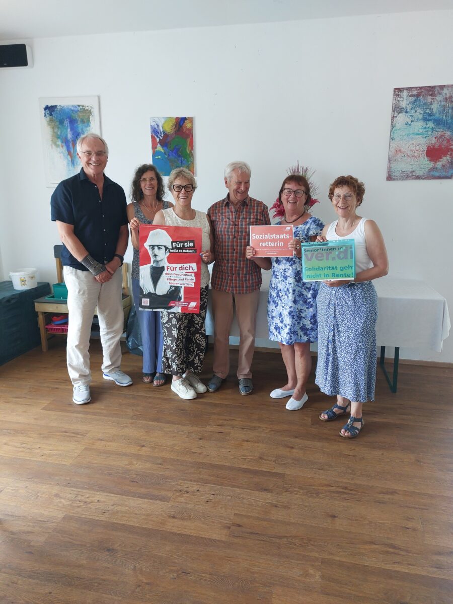 Ver.di-Senioren Oberpfalz konstituieren Vorstand in Weiden