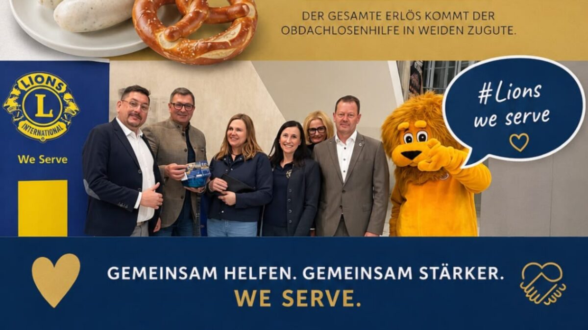 Weißwurst und Brezen für den guten Zweck in Weiden