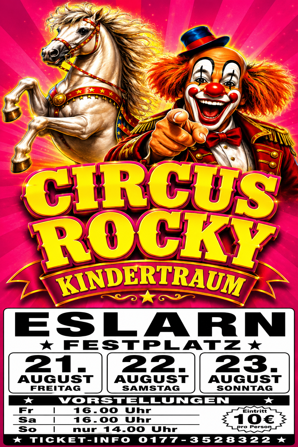 Circus Rocky Kindertraum in Eslarn