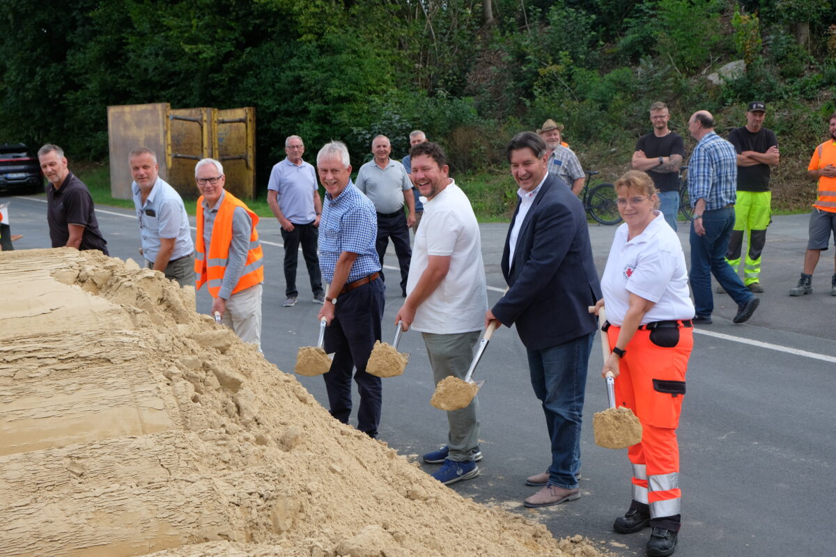 Baustart für ersten Kreisverkehr in Eschenbach
