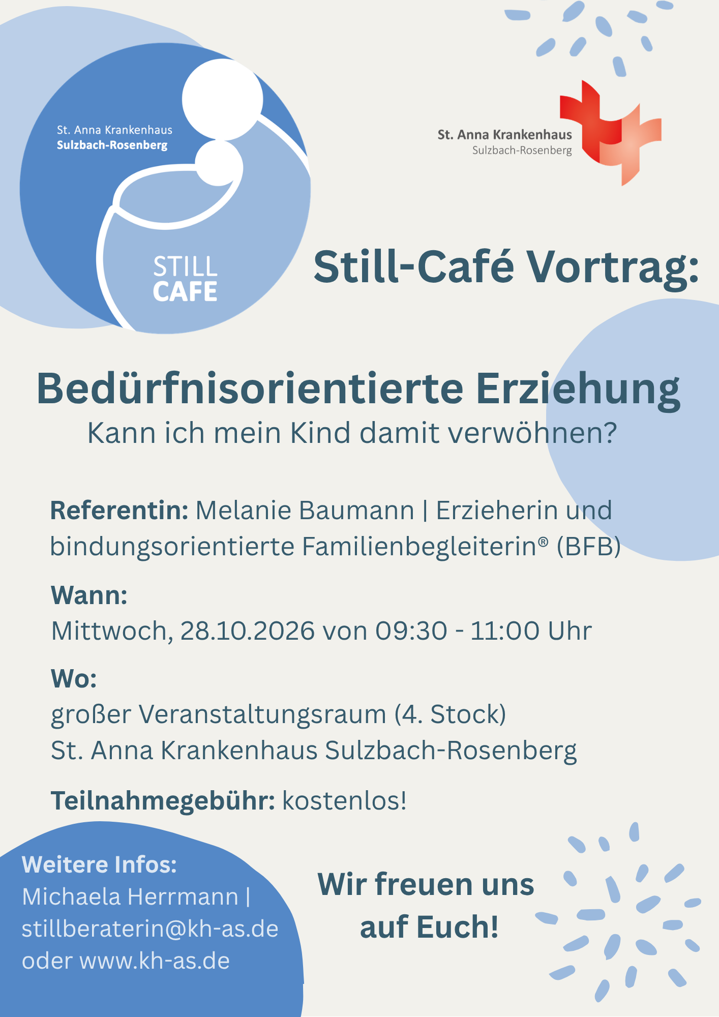 Still-Café: Bedürfnisorientierte Erziehung – kann ich mein Kind damit verwöhnen?