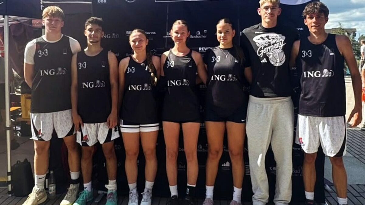 Hunters-Teams zeigen starke Leistungen bei deutscher U18-3x3-Meisterschaft