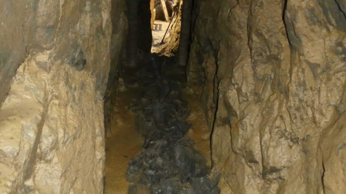 Bleierzgrube Manteuffel beim Ortsteil Kainzmühle, Markt Tännesberg, gesichert