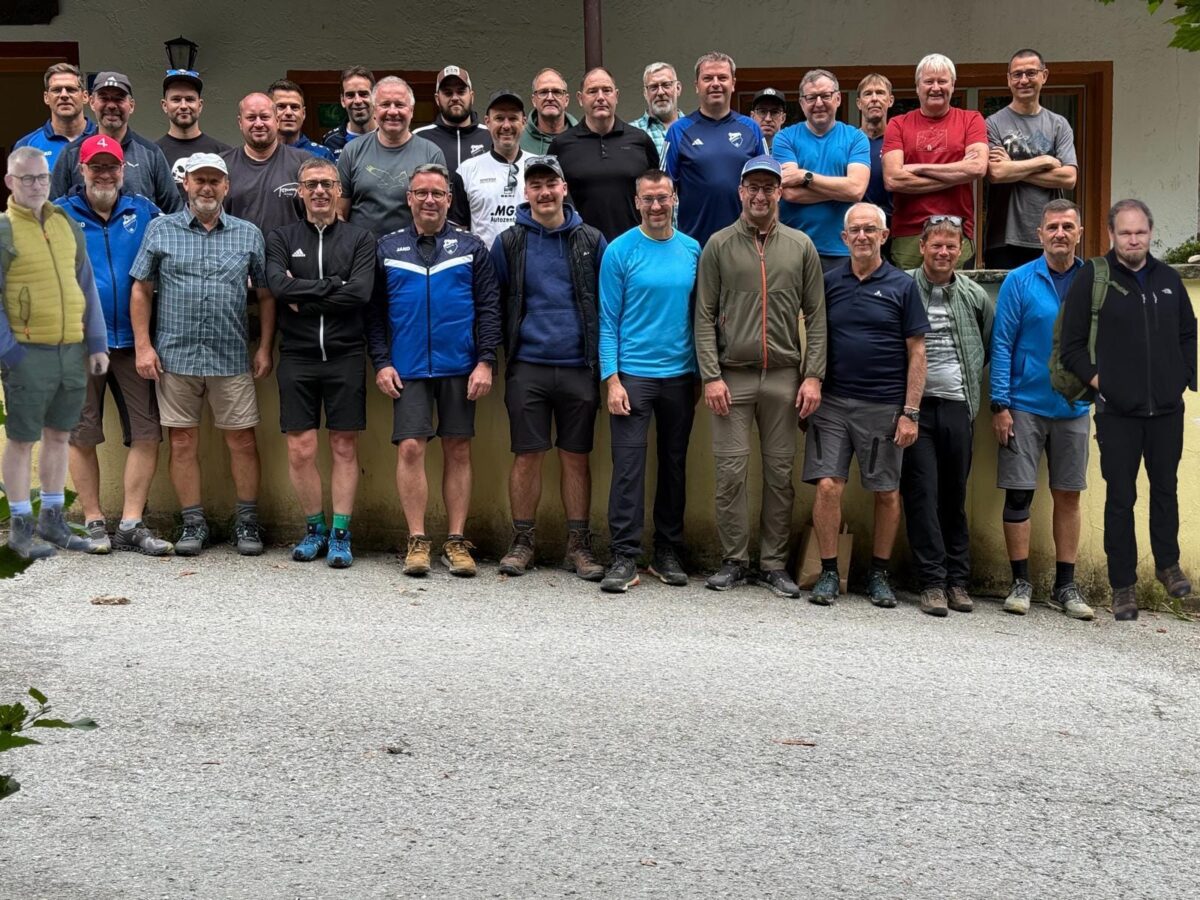 Bergwanderwochenende der Alten Herren der Sportfreunde Kondrau