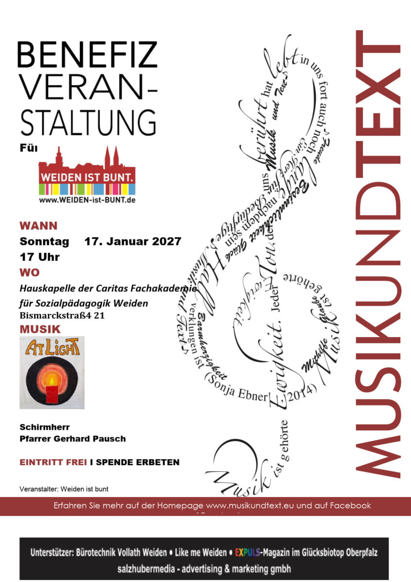 MUT - Benefiz für Weidenist bunt