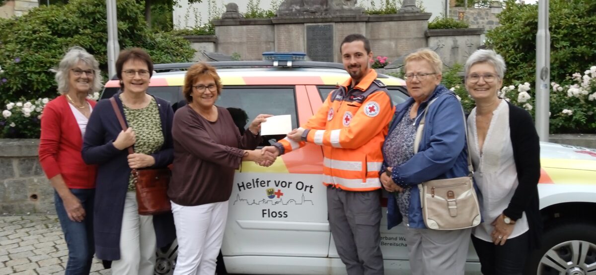 Flosser Frauenbünde unterstützen „Blaulicht-Familie“