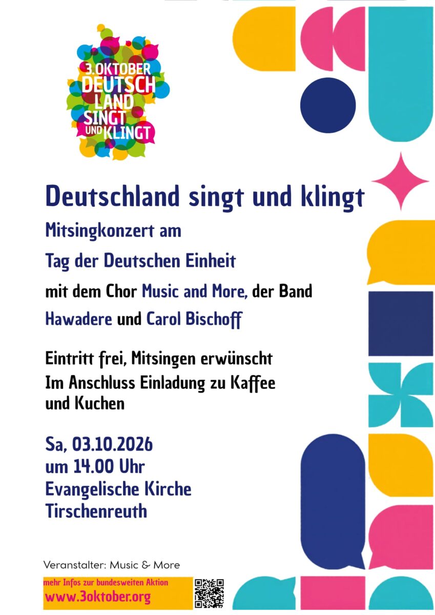 Mitsingkonzert zum Tag der Deutschen Einheit
