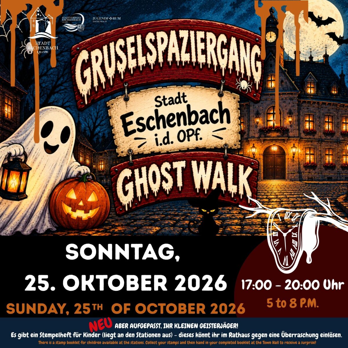 Gruselspaziergang durch die Geisterstadt Eschenbach i.d.OPf. / Ghost Walk