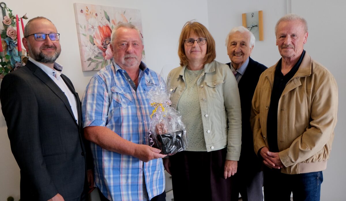 Jubilar Peter Girke feiert 70. Geburtstag in Floß
