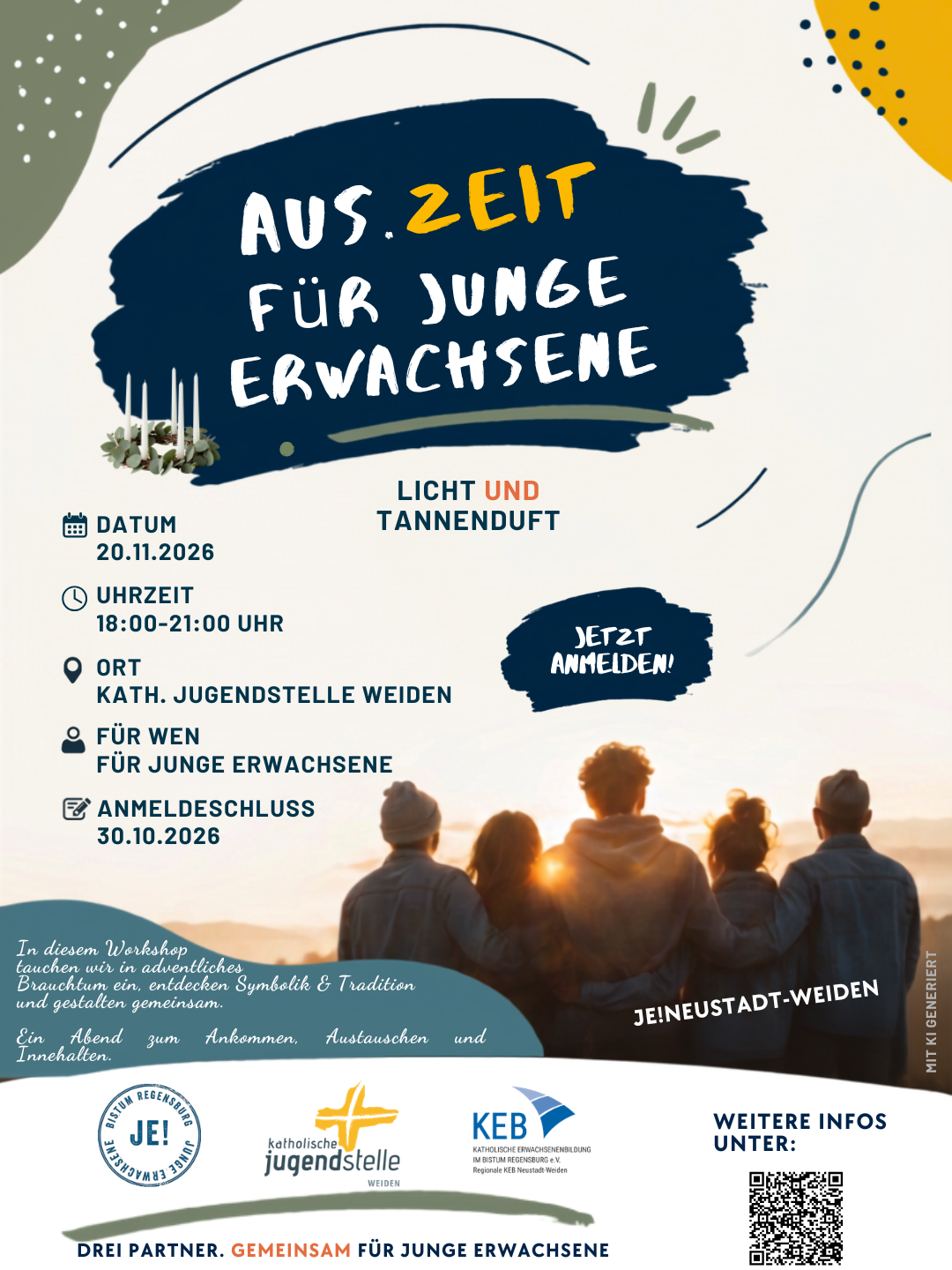 Auszeitabend für junge Erwachsene - Licht und Tannenduft