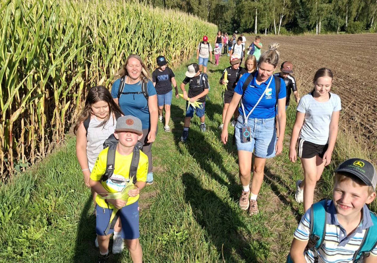 Kinder entdecken Natur mit allen Sinnen in Eslarn